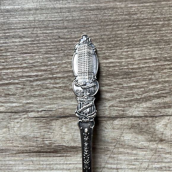 Seattle Union Savings Trust Company Antique Silver Plated Spoon - Picture 3 of 7